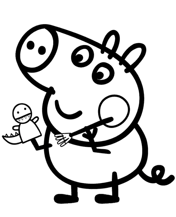Peppa colouring page 21 - Coloring pages