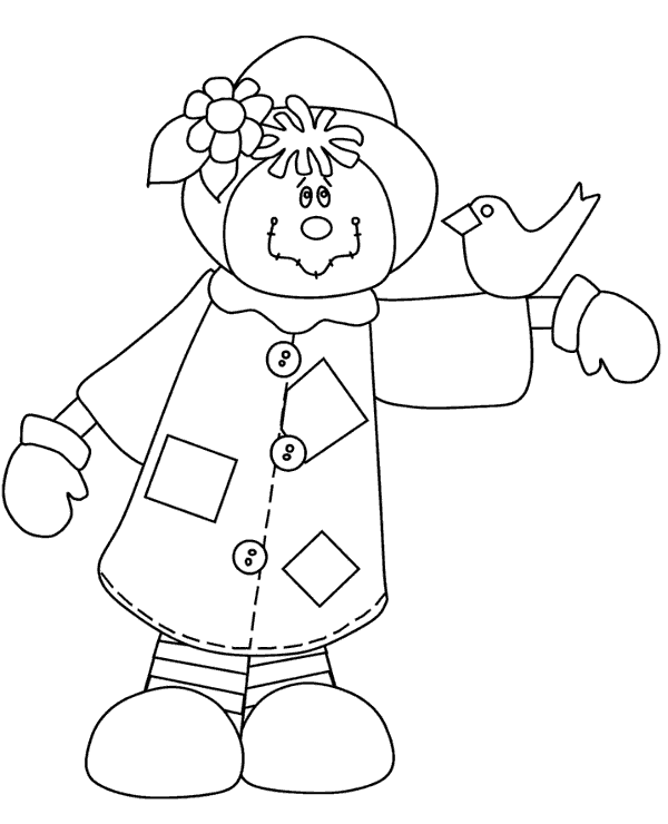 Simple coloring page to print