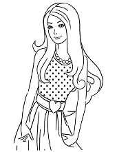 barbie coloring page 28a