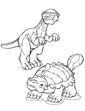 Dinosaurs coloring books for children