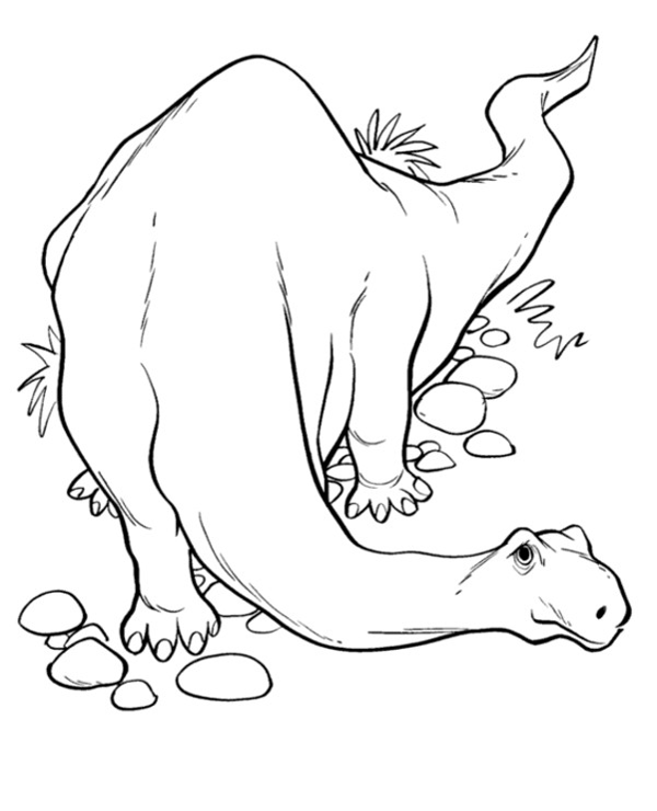 Dinosaur coloring pages for children