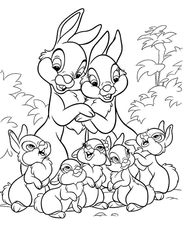 Bunnies and children