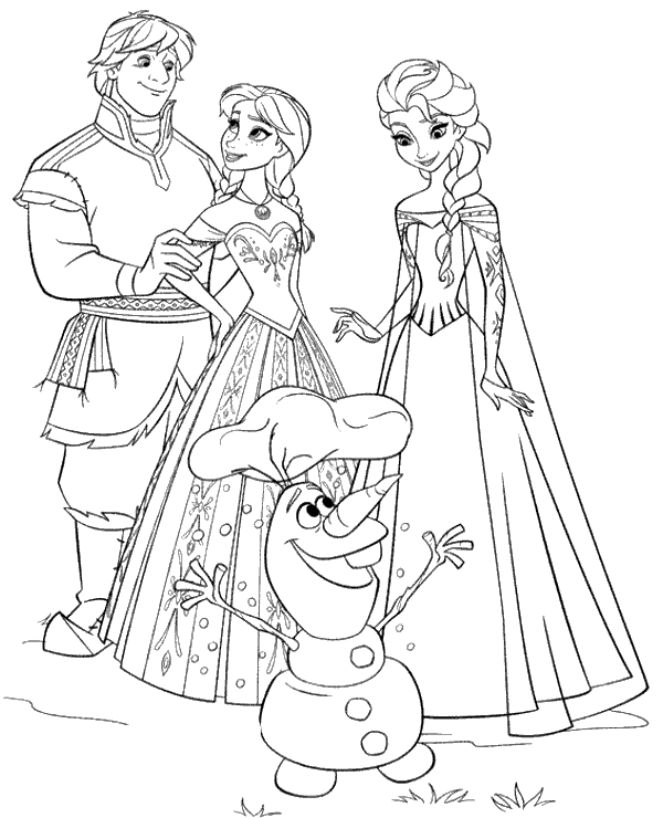 New Frozen 2 art with Elsa and Anna final look and other main characters  of the movie  YouLoveItcom