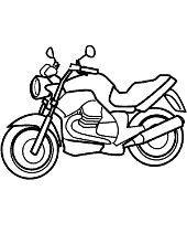 Motorcycles coloring pages