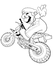 Super Mario on bike