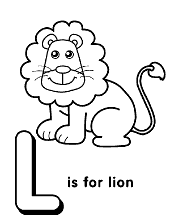 L is fot the lion