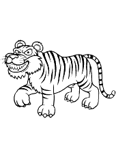 Tiger predators for coloring