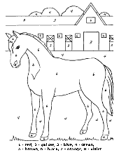 Color a horse