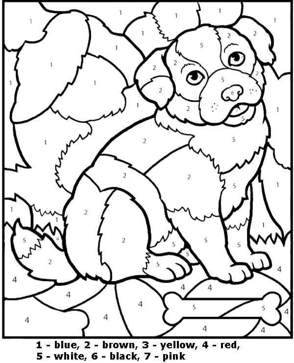 Dog doggie for coloring