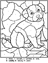Doggie to color