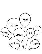 Balloons to color