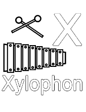 Xylophon coloring images