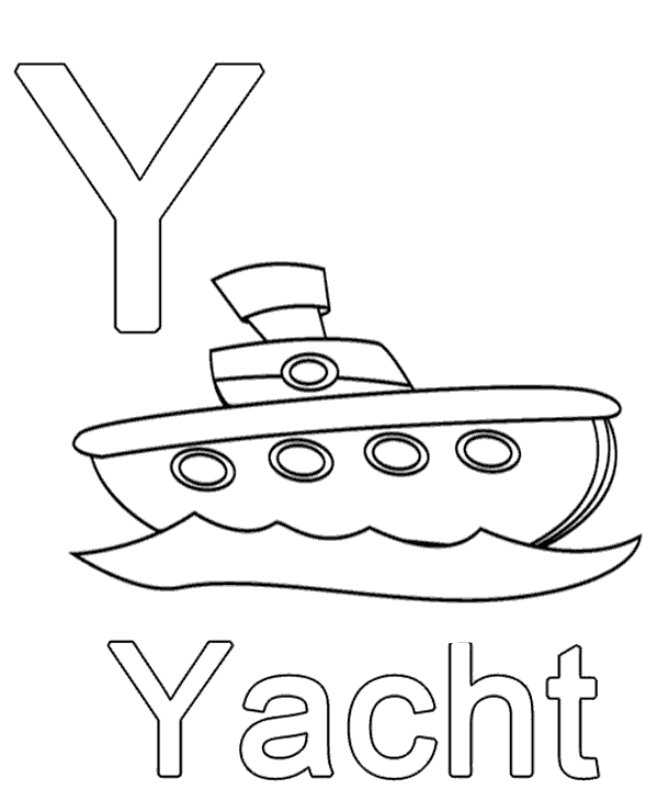 Letter y yacht