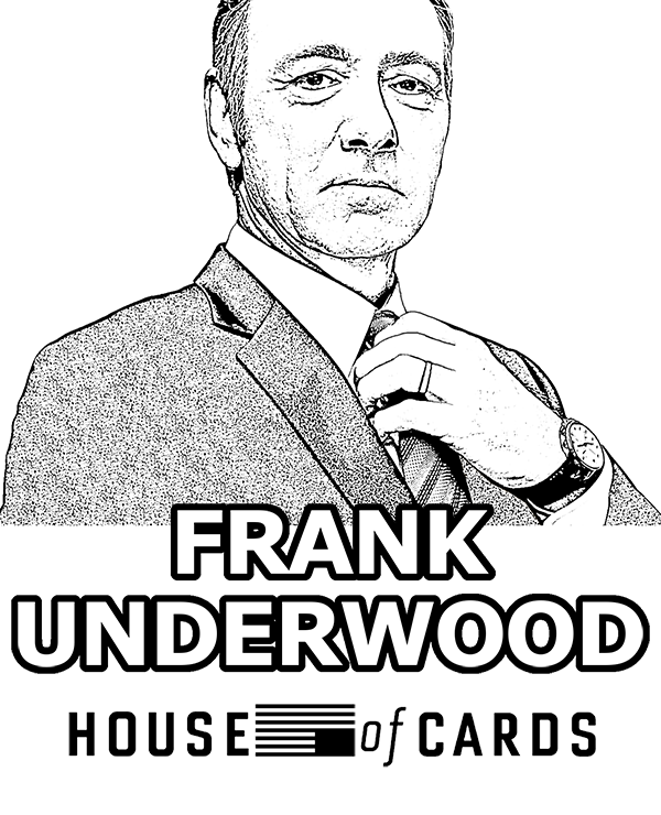 House of cards coloring book