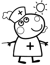 Doctor coloring pages for children