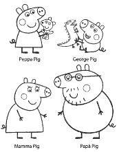 Peppa Pig main characters