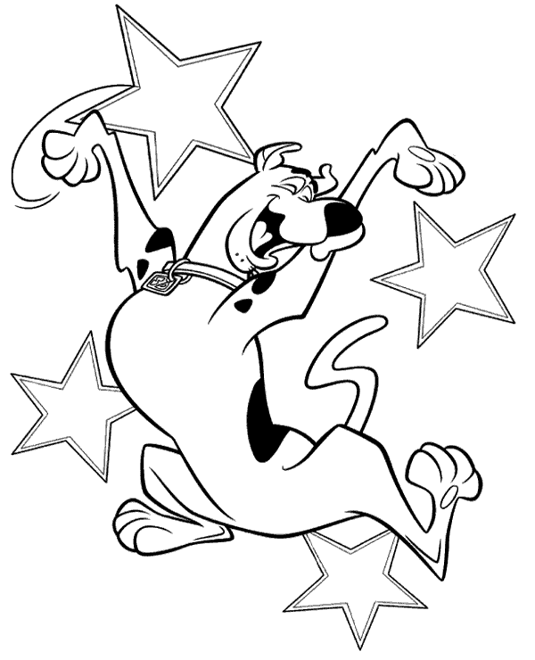 Scooby Doo coloring Page