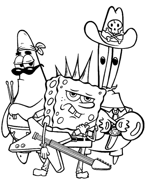Patrick SpongeBob and Mr Krabs