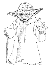 Yoda with stick