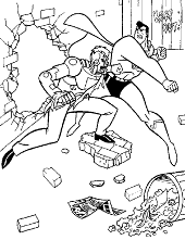Comic coloring pages