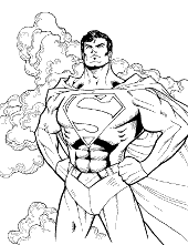 Superman picture to color