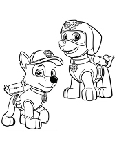 Chase Paw Patrol Coloring Pages - free coloring pages