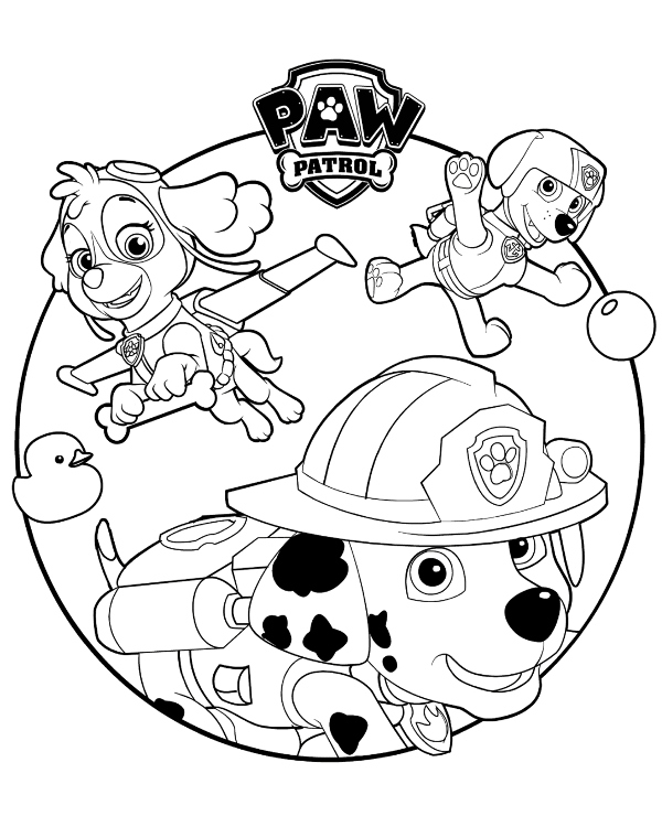 Paw Patrol Pups printable