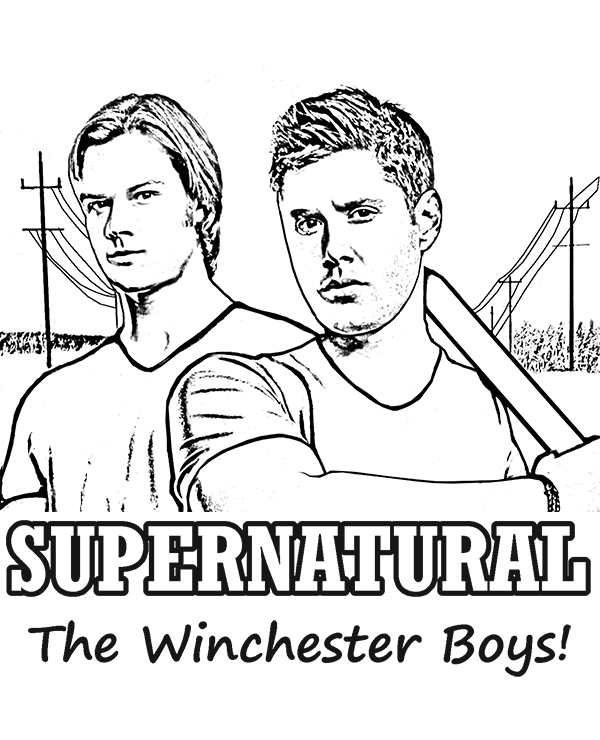 Winchester boys to color