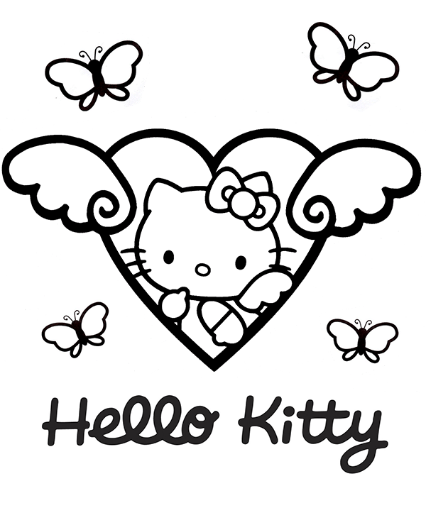 Coloring Pages Hello Kitty Youtube