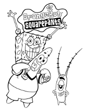 Funny coloring sheet for kids