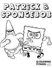 Running Patrick and Sponge