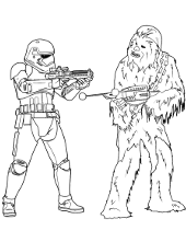 chewbacca coloring pages