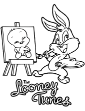 Looney Tunes characters to color