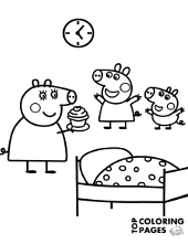 Resultado de imagem para risco da peppa  Peppa pig coloring pages, Peppa  pig colouring, Peppa pig family