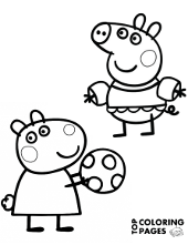 Holiday of Peppa and Suzy