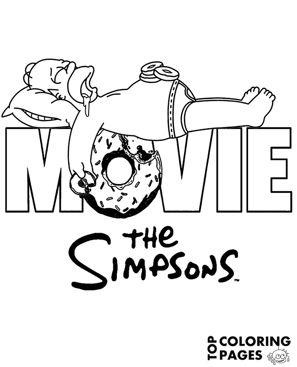 simpsons the movie logo