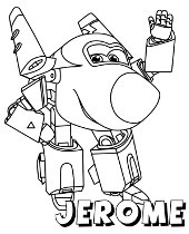 Jerome miniature of coloring page