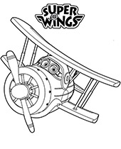 Flying Albert and Super Wings logo