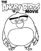 girl angry bird pig coloring pages