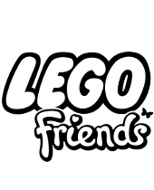 Lego Friends sign printable image
