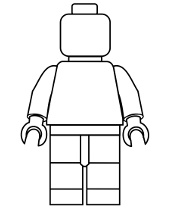 Printable image Lego minifigure