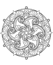 Free images of mandalas to color