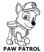 Paw Patrol image to color