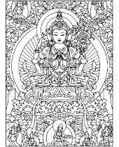 Original coloring pages for adults