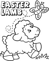 Easter coloring pages for children