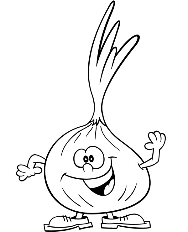 Hilarious coloring pages onion