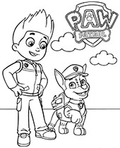 Chase, Ryder and Paw Patrol original logo