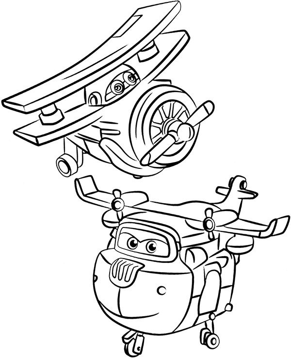 Grand Albert and Donnie free coloring page