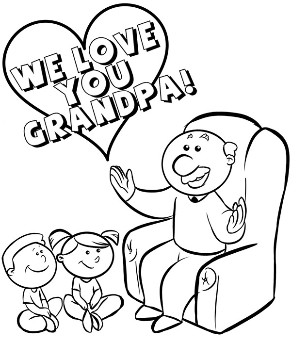 printable birthday cards to color for grandpa