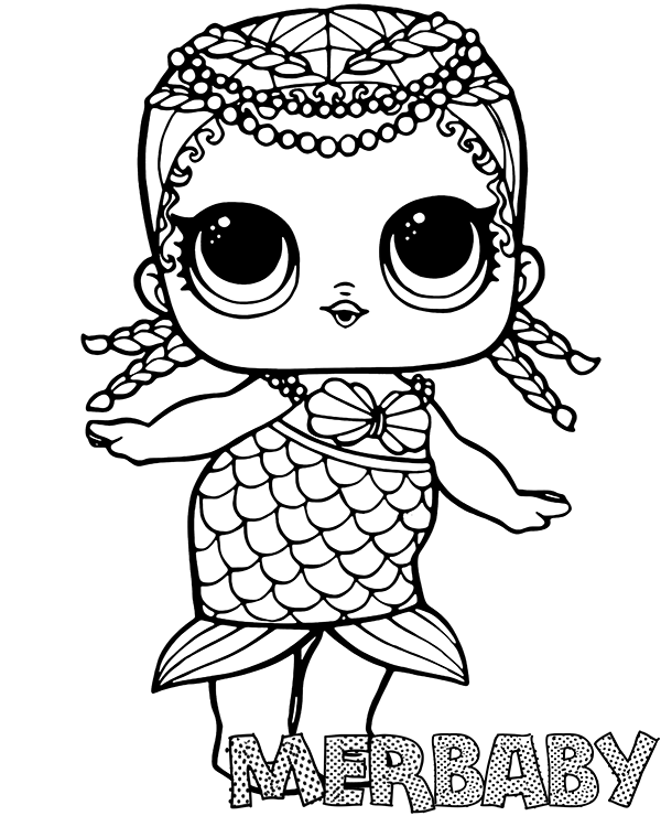 Fun and Educational LOL Dolls Coloring Pages for Kids